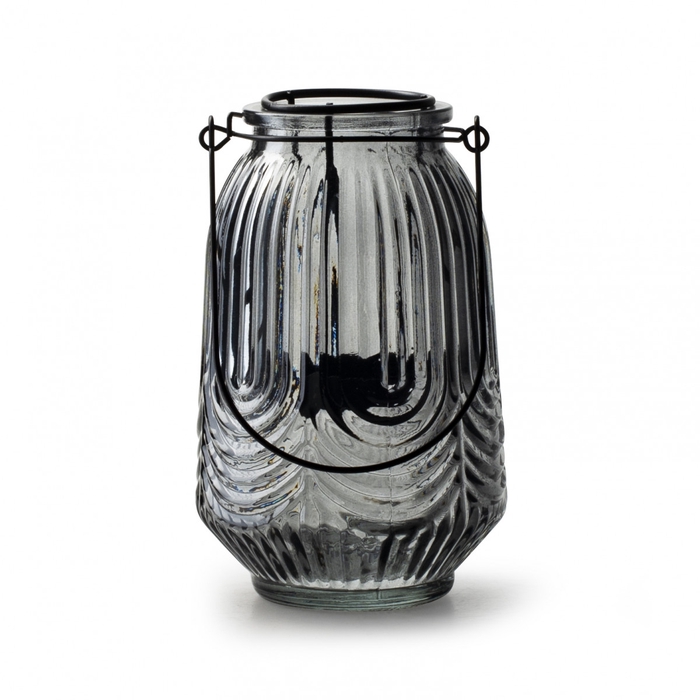Glass Hurricane vase Romee d9.5*15cm