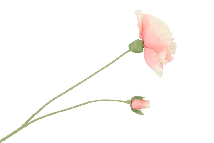 <h4>Silk Poppy Light Pink 70cm</h4>