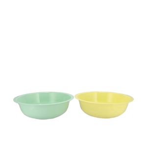 Zinc Basic Pastel Green/yellow Bowl 30x9cm
