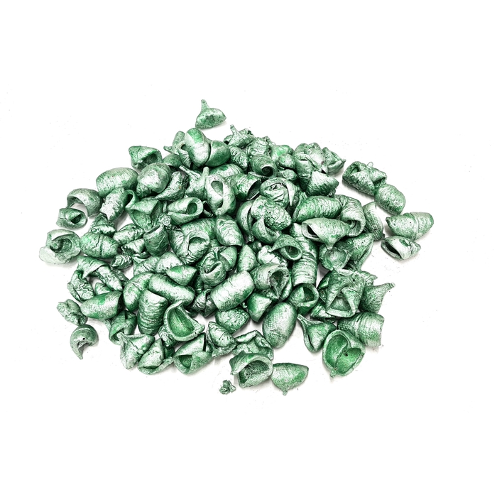 <h4>Lansunia petal 500gr in poly Metallic Antique Green</h4>