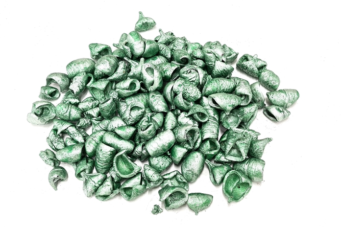 Lansunia petal 500gr in poly Metallic Antique Green