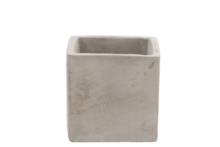 Concrete Pot Square 9x9x9cm