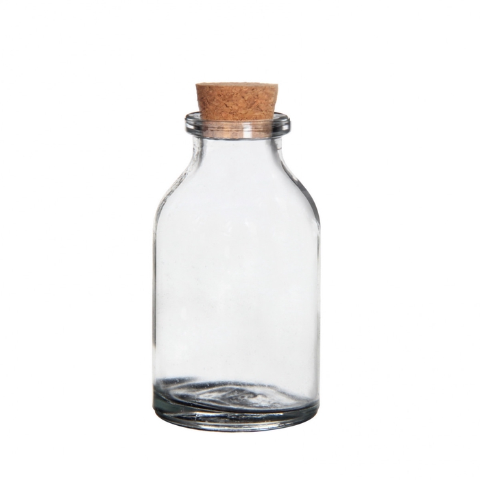 <h4>Glass bottle+cork d03 6cm</h4>