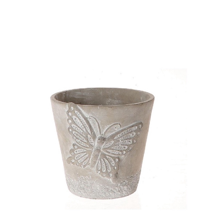 Ceramics Butterfly pot d09*9cm