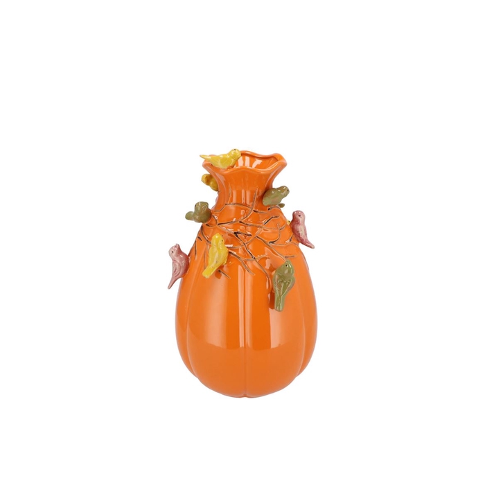 <h4>Bird Vase Cognac 12x12x15cm</h4>
