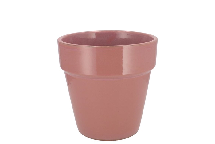 Ebbi Moss Pink Pot Glaze 14x14cm