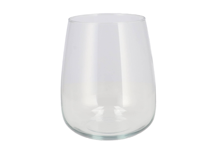 Glass Vase Teca 23x19cm
