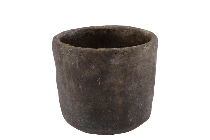 Iron Stone Grey Pot 13x13cm