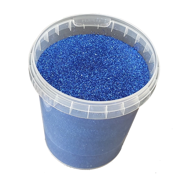<h4>Glitters 400gr in bucket Navy Blue</h4>