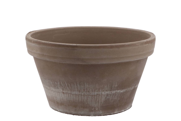 <h4>Terra Choco Conical Bowl Grey 25x14cm Siliconised</h4>