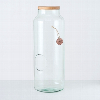 Vaas Eco-Glas, H 51 cm, Transparant
