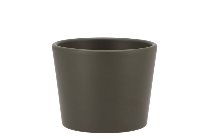 Ceramic Pot Dark Green 11cm