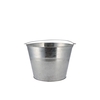 Zinc Basic Natural Bucket 10x10cm