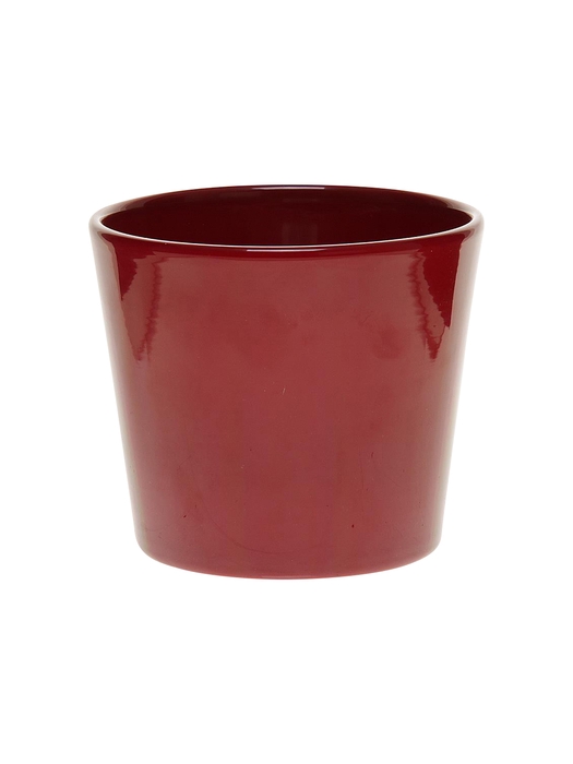 <h4>DF03-881973200 - Pot Dida d15.5xh13.5 wine red</h4>