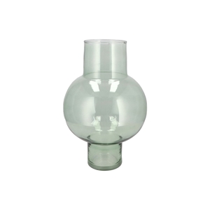 Mira Green Glass Bulb High Vase 25x25x41cm
