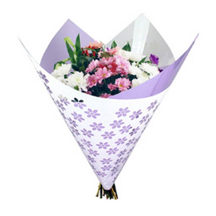 <h4>Vellen 80x90cm Opp50 Clear Flowers Lila</h4>
