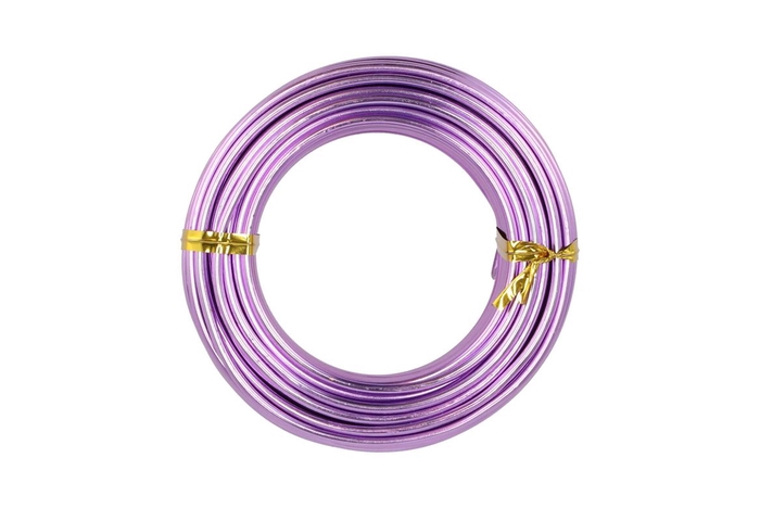 <h4>Wire Aluminium Lavender 2mm X 12 Meter A 100gram</h4>
