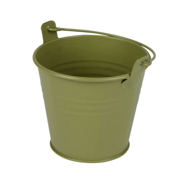 <h4>Bucket Sevilla zinc Ø8,2xH7,2cm - ES7 green matt</h4>