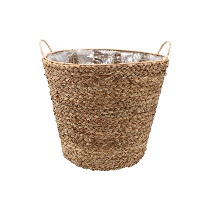 <h4>Seagrass Levi Basket Pot Natural 38x33cm</h4>