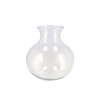 Mira Clear Glass Cone Neck Sphere Vase 25x25x27cm