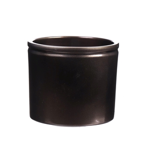 DF03-883614047 - Pot Lucca d14xh12.5 bronze metallic