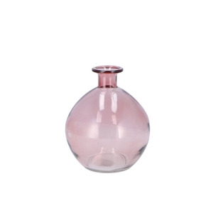 Dry Glass Blush Pink Bottle Bol 13x15cm Nm