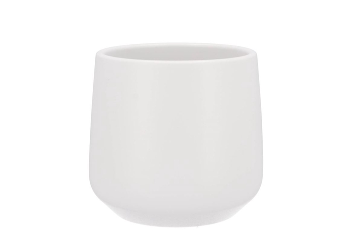 Ceramic Orchid Pot White 14cm