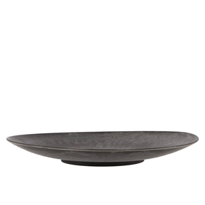Melamine Grey Plate Round 45x6cm