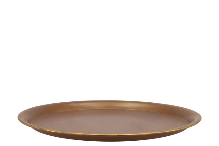 Tosca Plate Goud 45cm