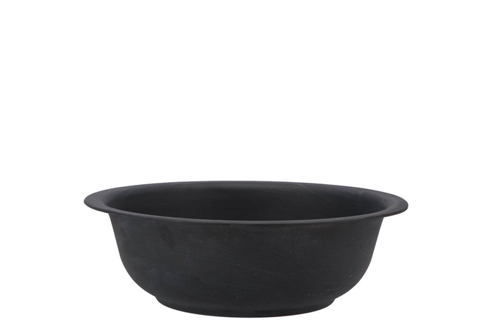 <h4>Zinc bowl matt black 26x9cm</h4>