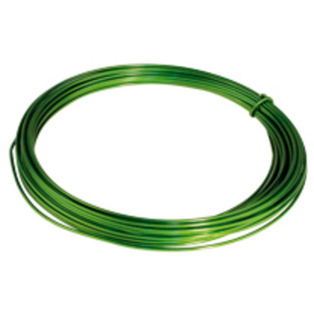 Aluminium wire l. green- 100gr (12 mtr)