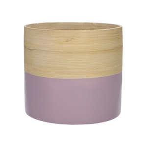 DF00-710830747 - Pot Mambu cylinder d13xh12.5 natural/lilac