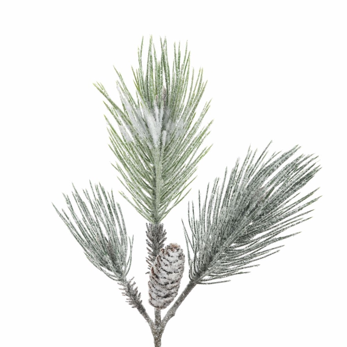 <h4>Af Pinus +cone L59cm Snow</h4>