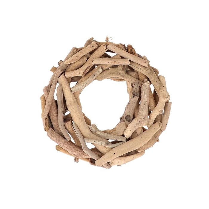 <h4>Wreath d25cm Driftwood</h4>