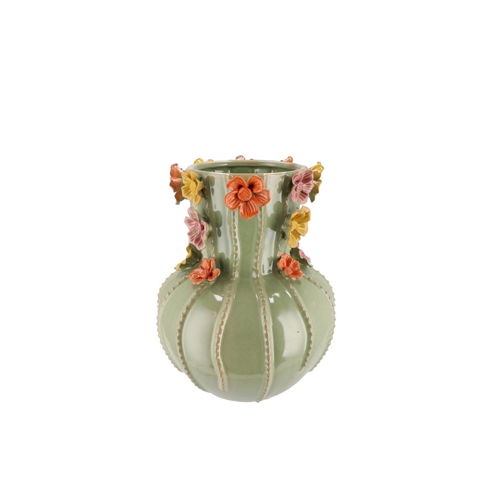 <h4>Flower Pistache Vase 18x21cm</h4>