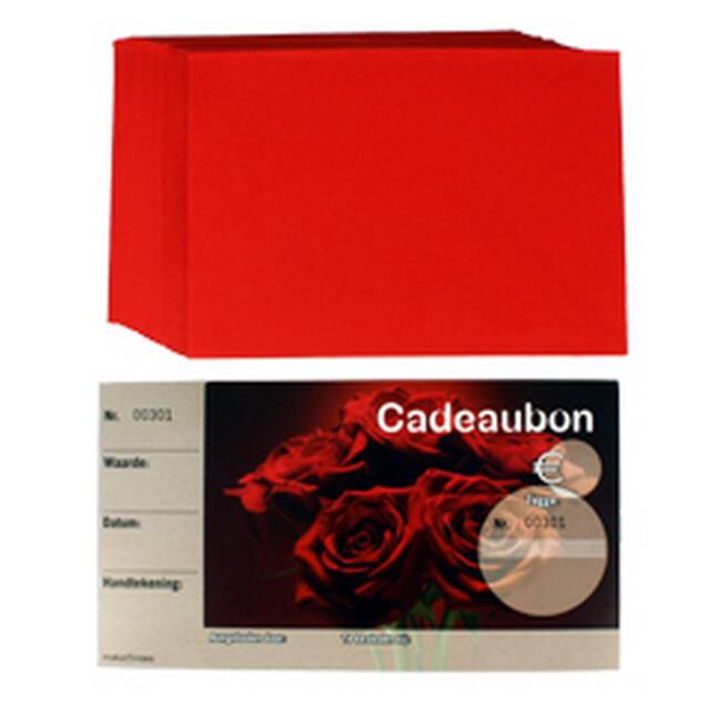 <h4>Cadeaubon + envelop roses pak 50st</h4>