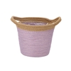 Tripoli Basket Pot Lilac 20x18cm Nm