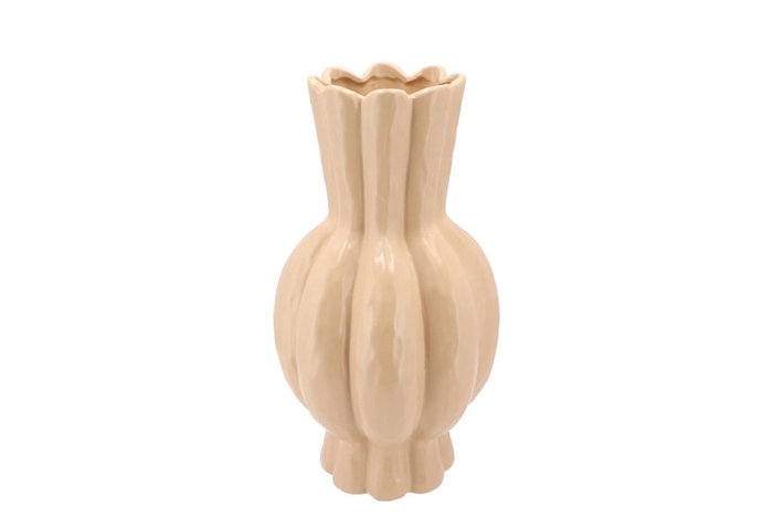 <h4>Garlic Sand High Vase 23x40cm</h4>
