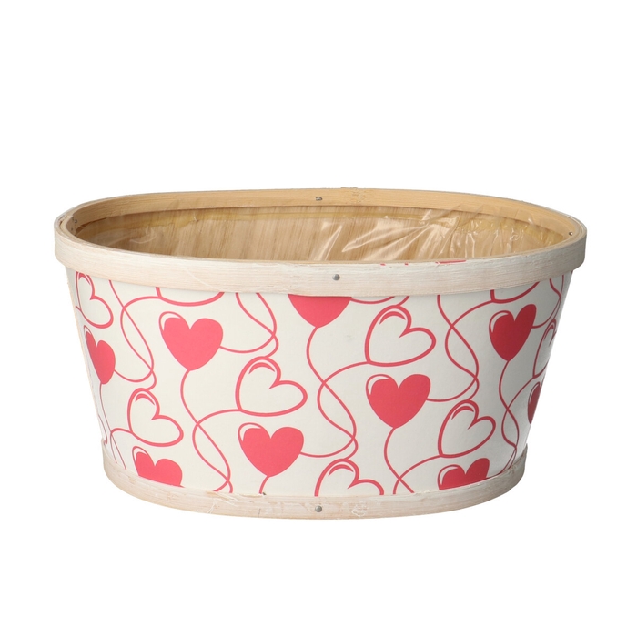 <h4>Mothersday Wood Hearts tray 22*18*11cm</h4>