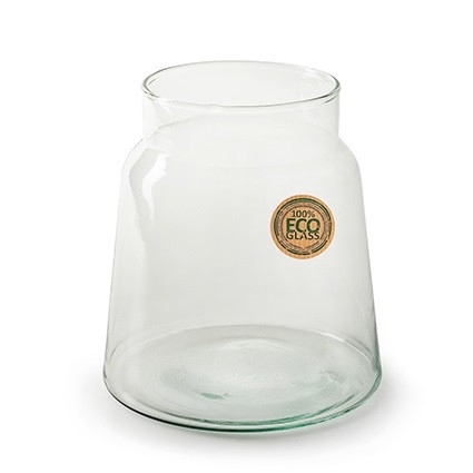 Glass Eco vase Atlas d14.5*20cm