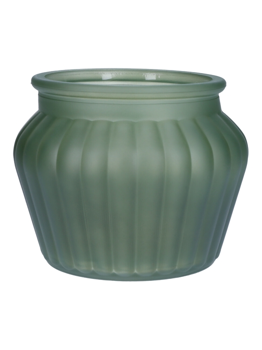 <h4>DF02-885190600 - Vase Clara d14/16.5 xh13.5 green</h4>