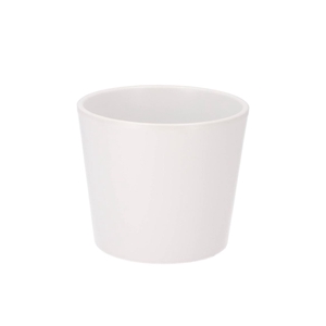 Ceramic Pot White Matt 13cm