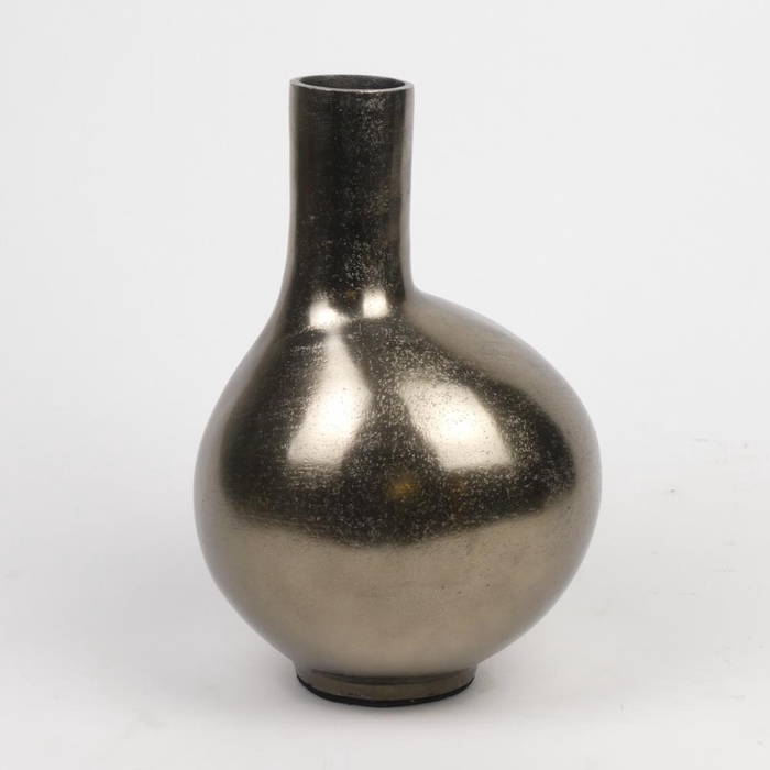 <h4>Alu Vase Antique Nickel N  26c</h4>