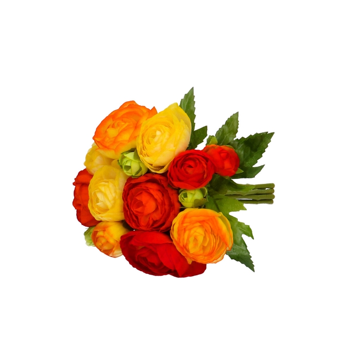 Artificial flowers Ranunculus bouquet 20cm
