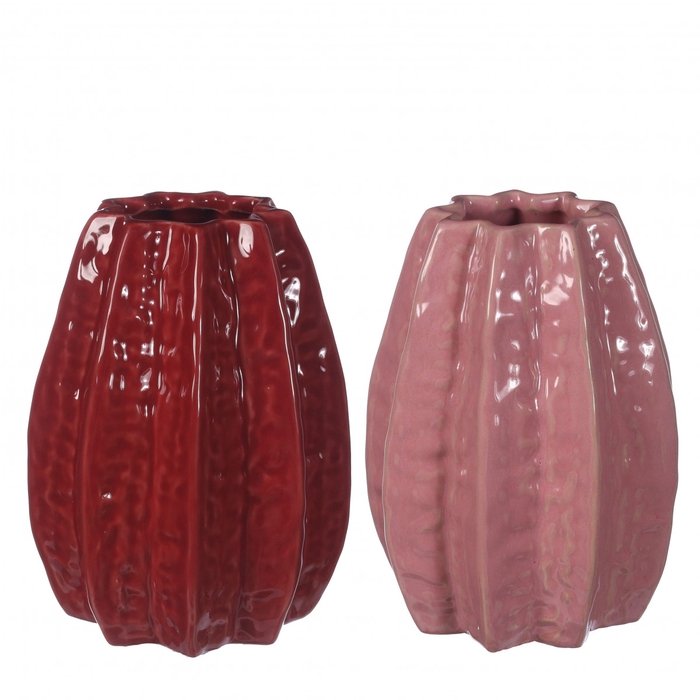 Ceramics Carambola vase d11.5*15cm