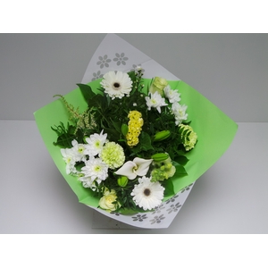 Bouquet Biedermeier Medium White
