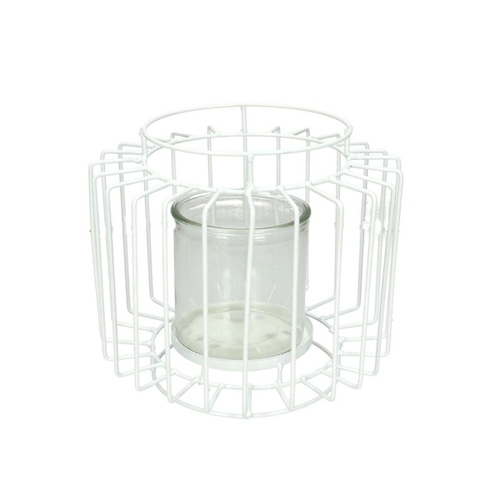 <h4>Candlelight glass metal d10 10cm</h4>