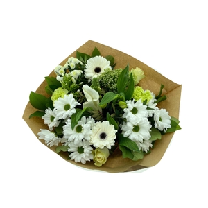 Bouquet biedermeier kim large white