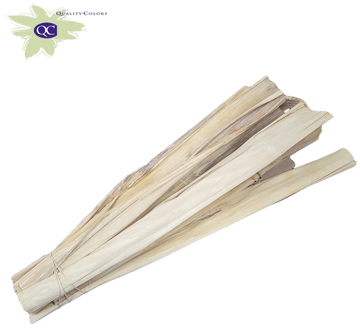 <h4>Banana leaves 10pc per bundle 10cm 45cm frosted wh</h4>