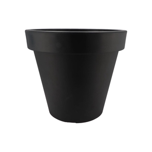 Plastic anthracite pot wide edge 80cm